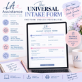 Universal Client Intake form